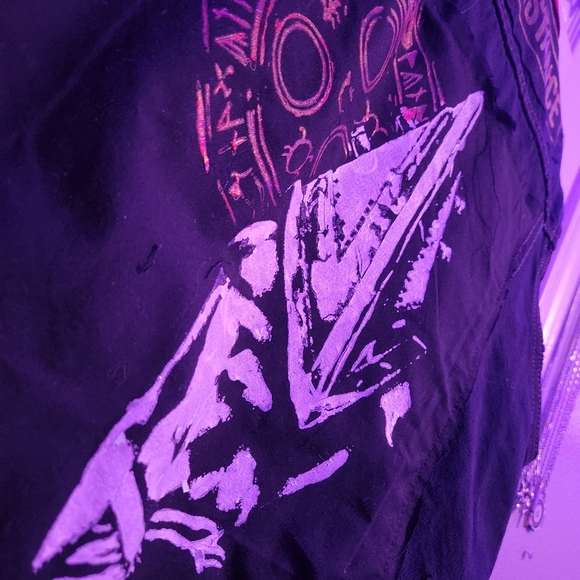 Black and red denim vest with silent hill backpatch - Picture 4 of 5